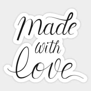 Made With Love Stamp Sticker